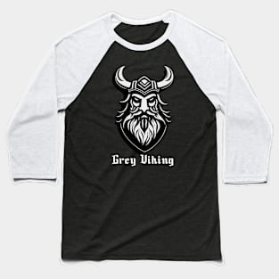 Grey Viking Baseball T-Shirt